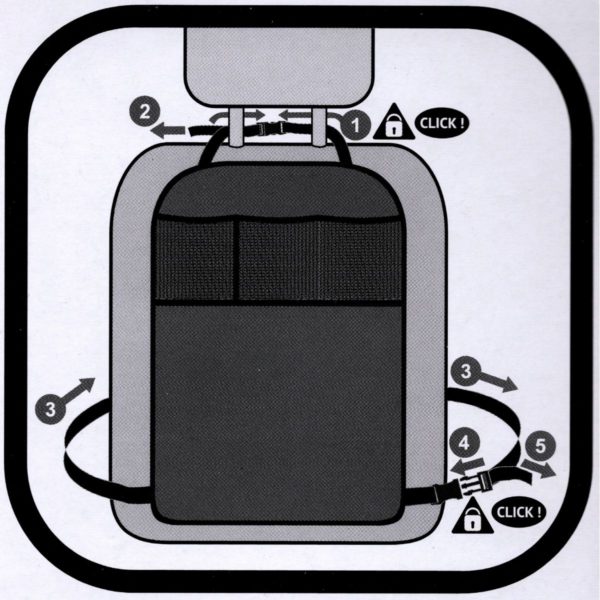 autostoelbeschermer achterkant autostoel