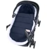 voetenzak kinderwagen blauw