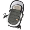 voetenzak kinderwagen grijs