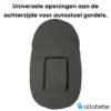 baby voetenzak grijs
