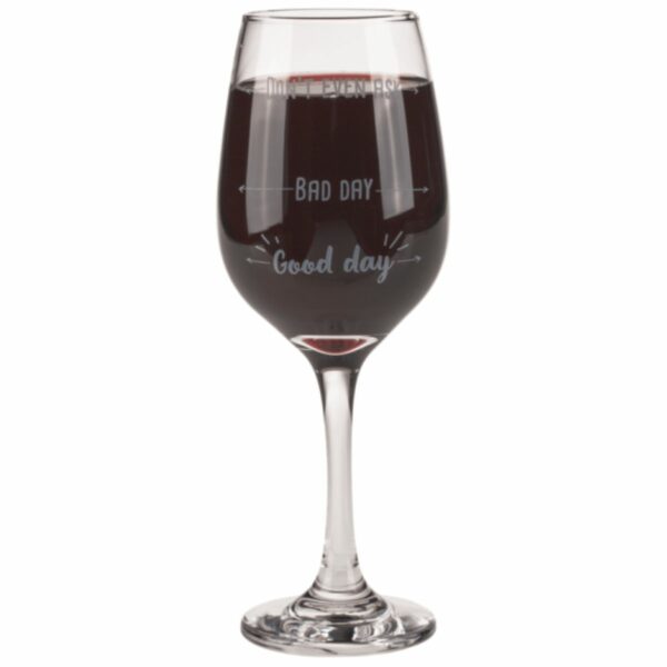wijnglas met wijnhumor