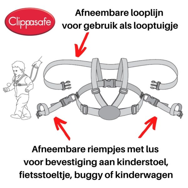 kindertuigje met looplijn