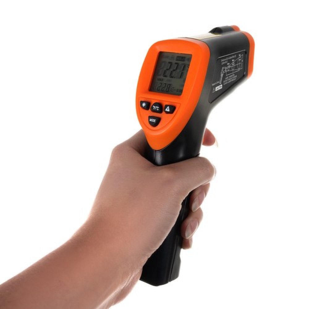 laserthermometer voor pizzaoven