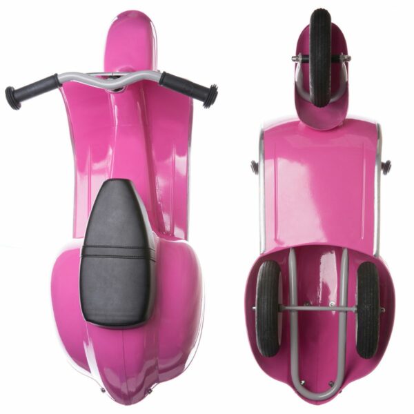 loopfiets vespa roze