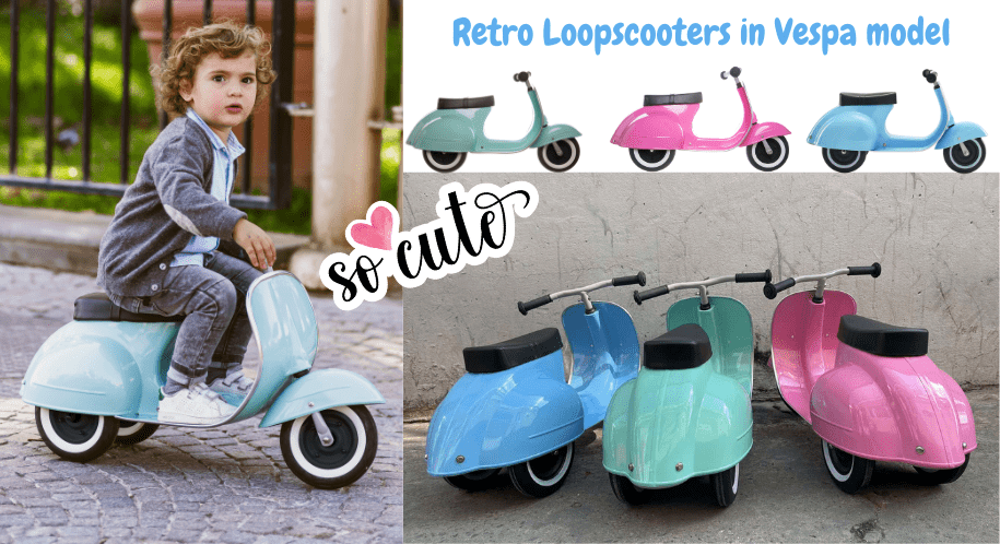 loopscooter vespa retro