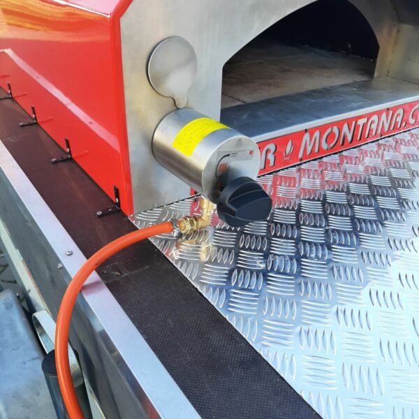 pizzaoven aanhanger gas