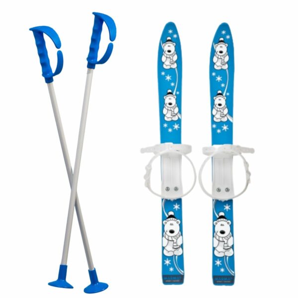 plastic ski set