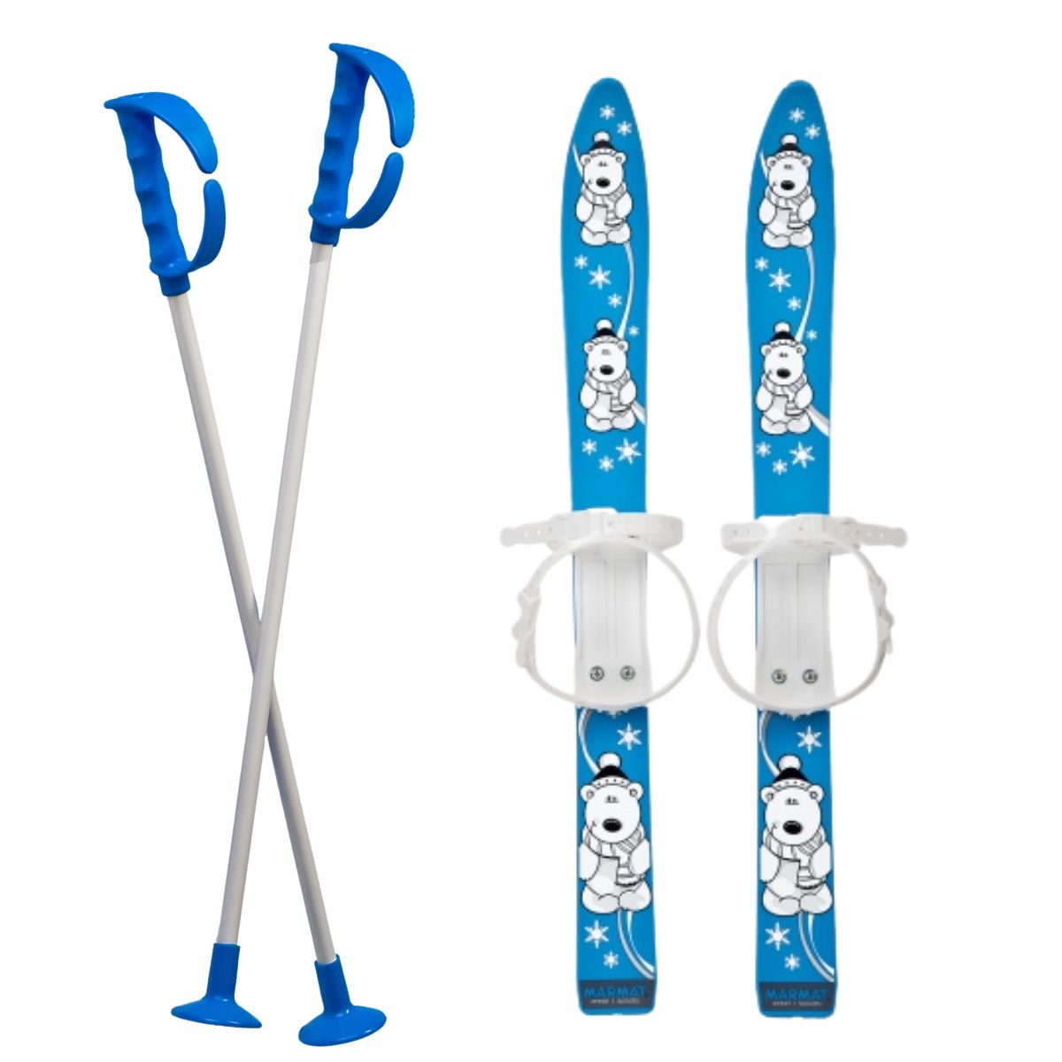 plastic ski set