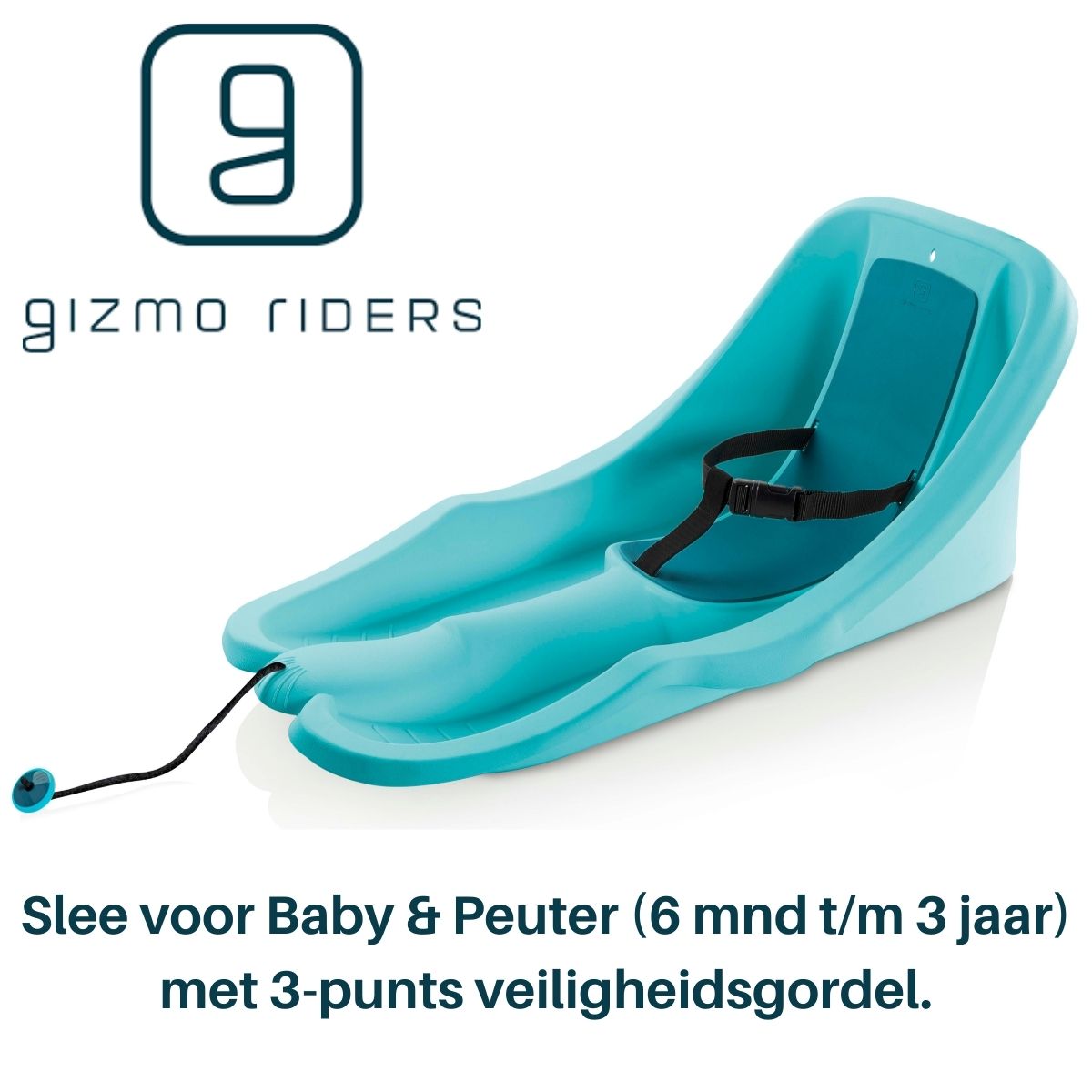 balkon klinker Aanwezigheid Plastic Slee met rugleuning voor Baby & Peuter tot 3 jaar