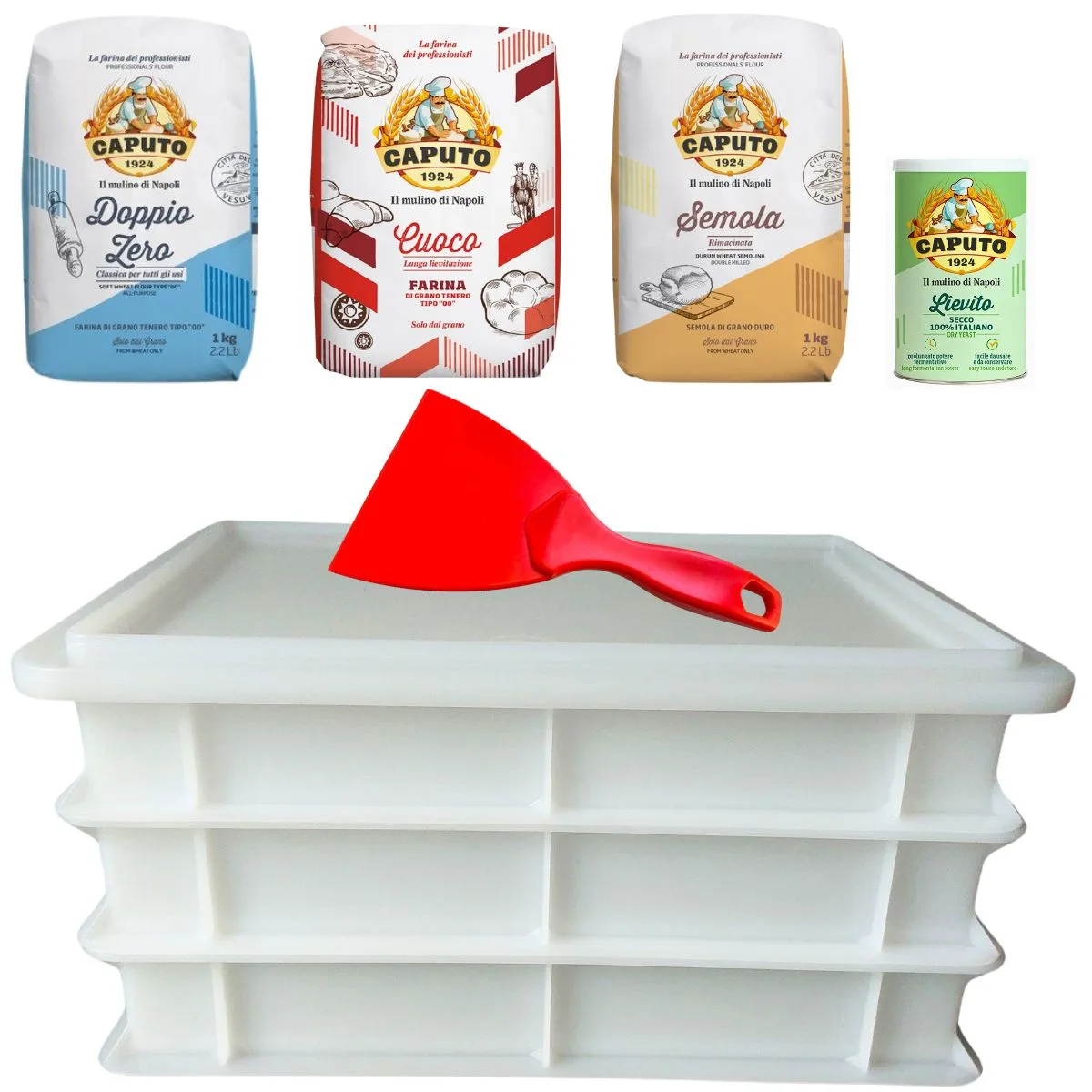 startset pizza deegkratten