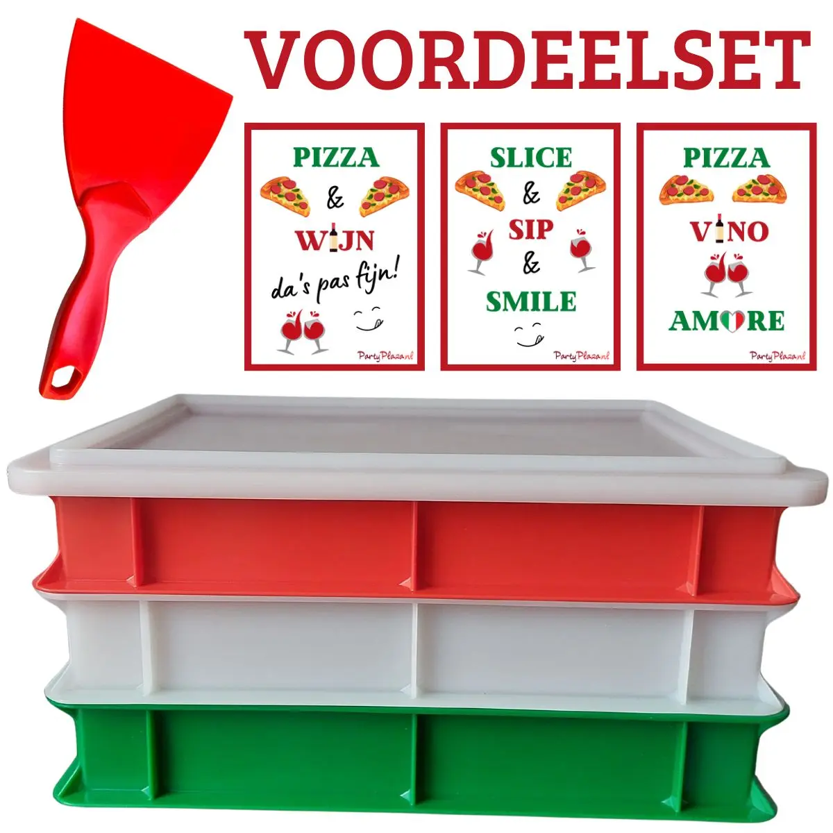 deegkratten groen wit rood