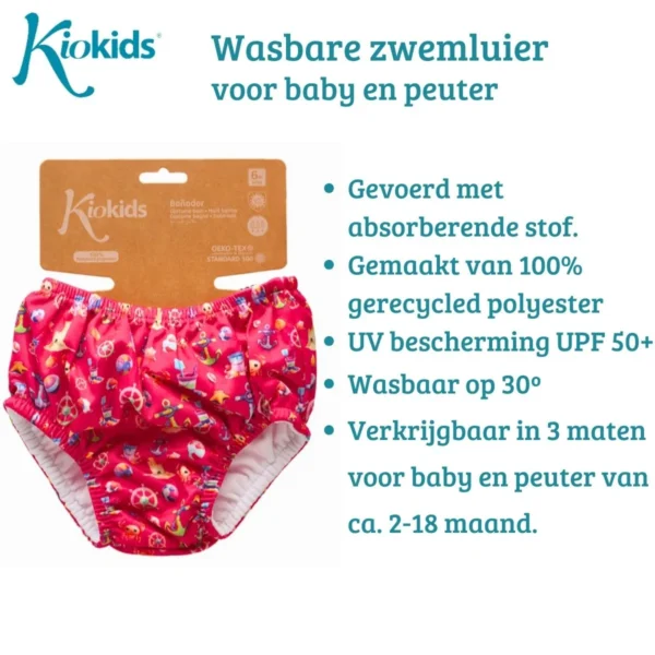 zwemluier wasbaar roze