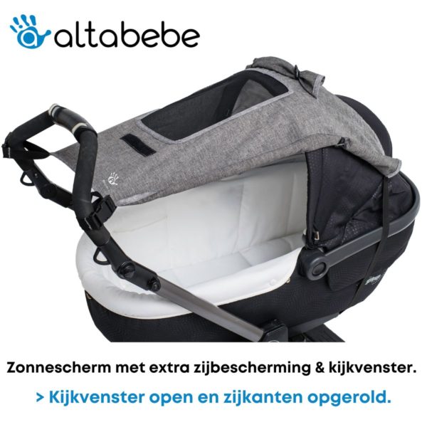 zonnescherm kinderwagen universeel