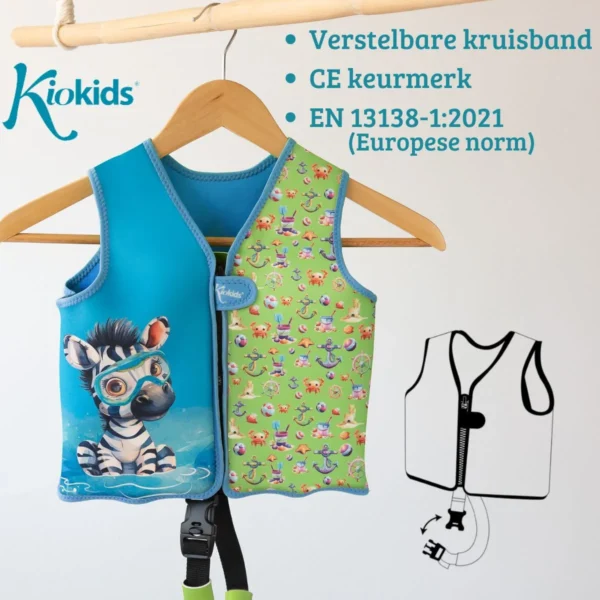 veilig zwemvest met kruisband