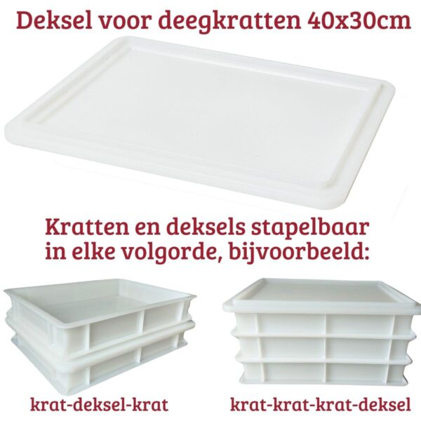 deksel voor deegkrat 40x30