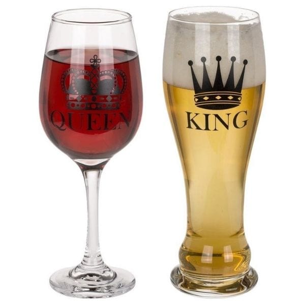 shop5652100.pictures.Glazenset King Queen wijnglas bierglas wijnglazen bierglazen 2