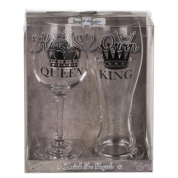 shop5652100.pictures.Glazenset King Queen wijnglas bierglas wijnglazen bierglazen 3