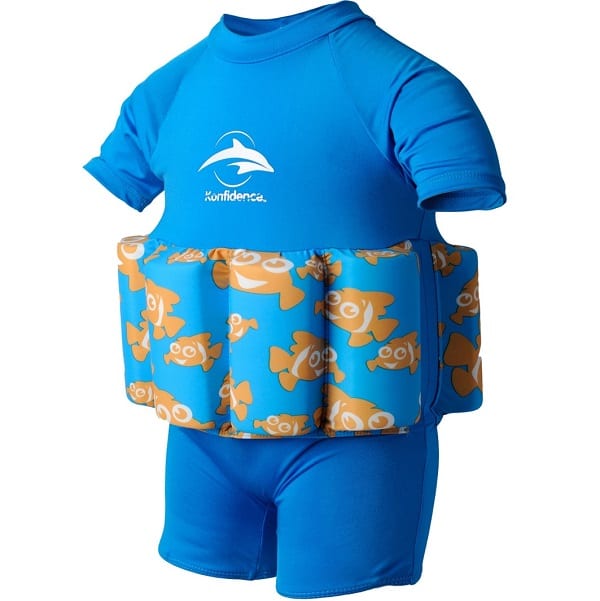 shop5652100.pictures.Konfidence drijfpakje drijfpak kind floatsuit zwempak met drijvers Clownfish blauw 1