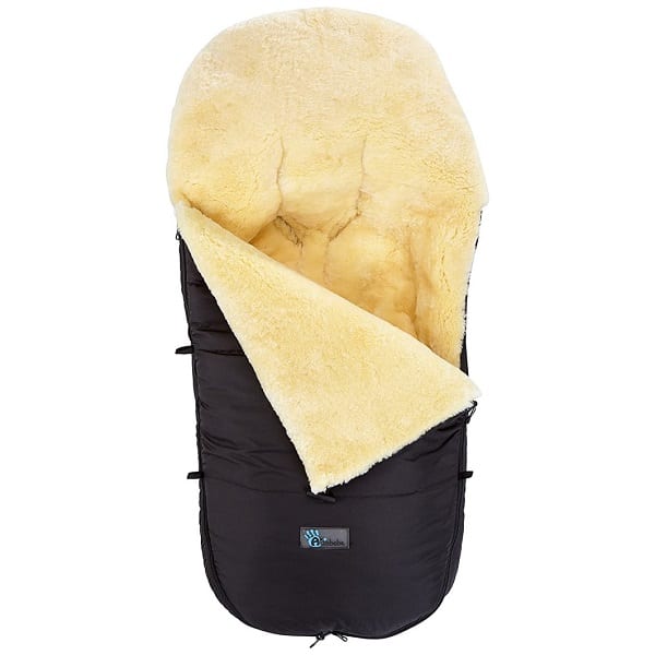 Luxe Voetenzak Bugaboo / Joolz van 100% natuurlijk Lamsvacht