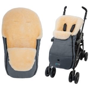 lamsvacht voetenzak buggy