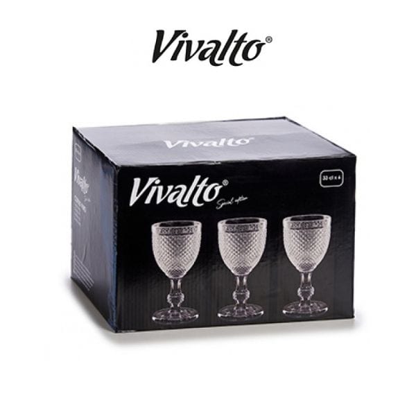 shop5652100.pictures.Wijnglazen Vintage Wijnglas Retro Vivalto antraciet 4