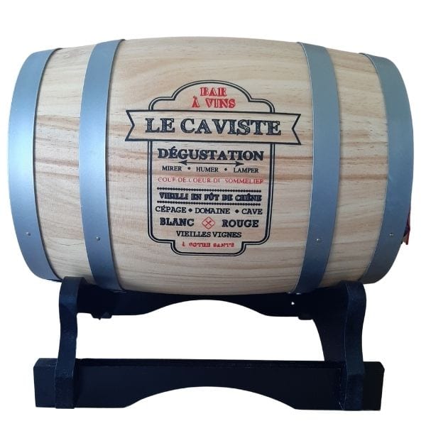 shop5652100.pictures.Wijnvaatje hout houten wijnvat bag in box Le Caviste 2
