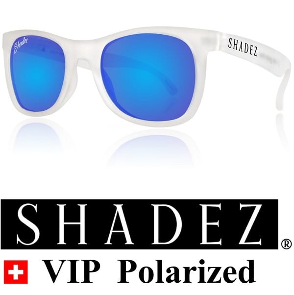 shop5652100.pictures.Zonnebril kind Polarized gepolariseerde kinderzonnebril met polariserende glazen Shadez VIP Transparant met blauwe spiegelglazen 1